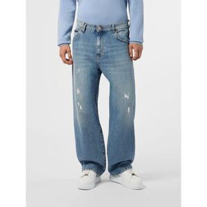 Philipp Plein Men Philipp Plein Wide-Leg Jeans In Denim